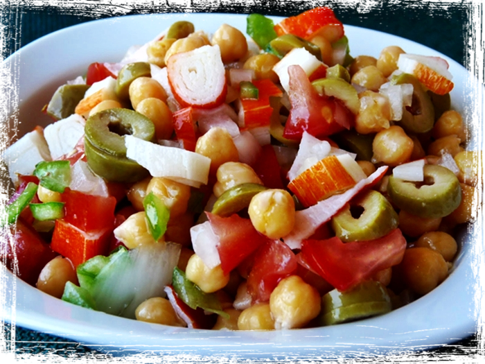 Ensalada de Garbanzos - Cocina con los Rolo